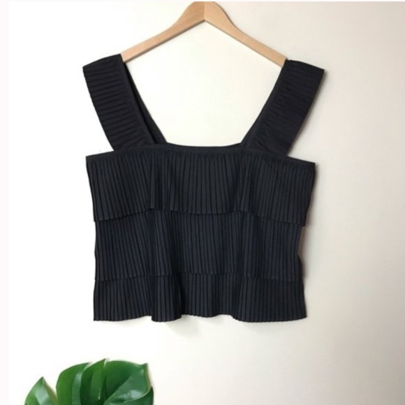 J crew tiered top